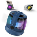 Magnetic Bluetooth Speaker, Phone Stand Bluetooth Speaker Magnet to iPhone, RGB Lights, Mini Wireless Speaker for Party, Outdoor, Travel, Gifts, Blue