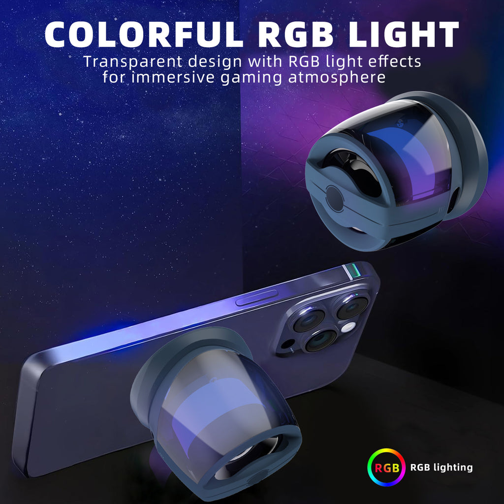 Magnetic Bluetooth Speaker, Phone Stand Bluetooth Speaker Magnet to iPhone, RGB Lights, Mini Wireless Speaker for Party, Outdoor, Travel, Gifts, Blue