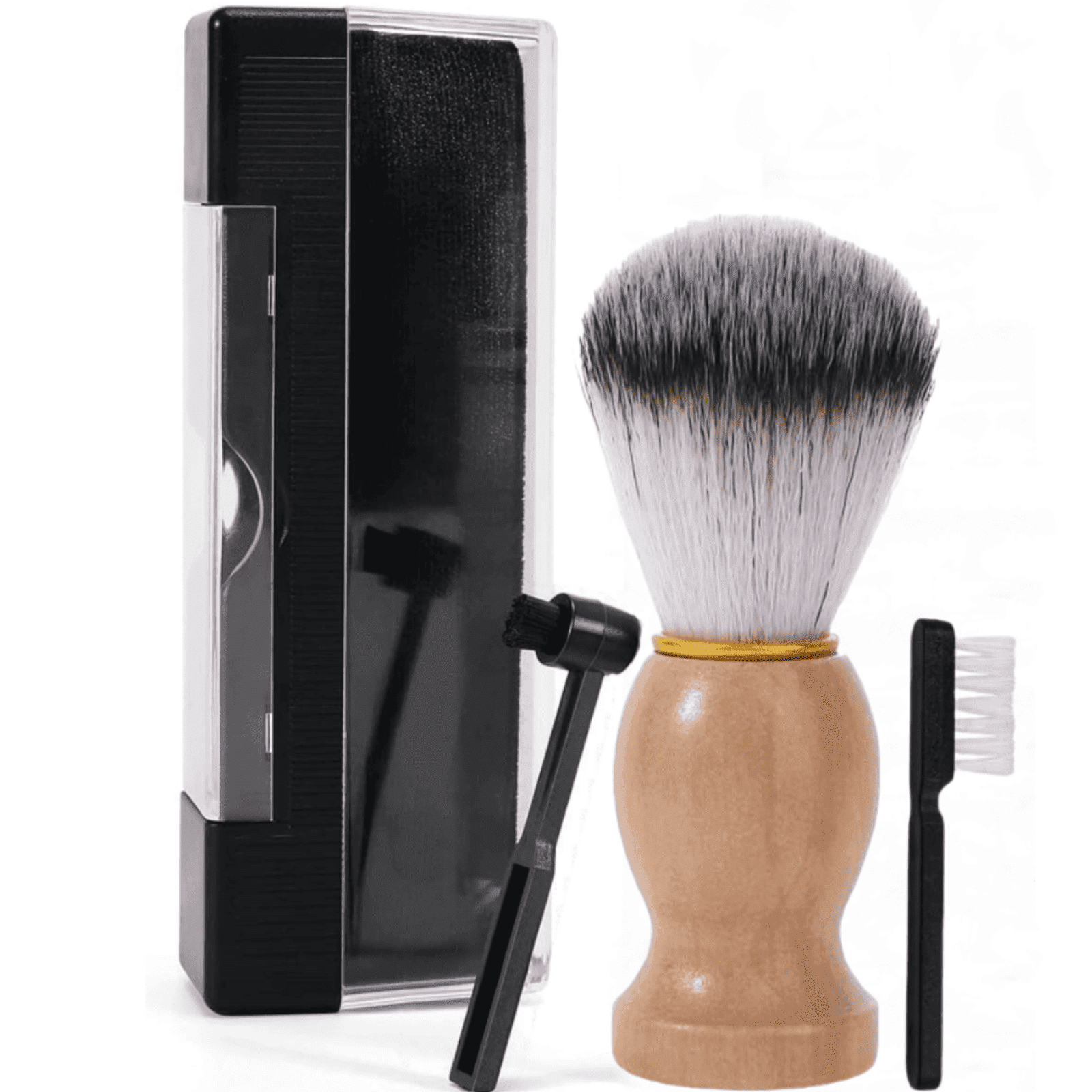 Vinyl Record Cleaner Kit, 4 in 1 Vinyl Records Cleaning Kit Includes Soft Velvet Record Brush, Cleaning Liquid, Stylus Brush, Cleaning Brush, Anti Static Dust Cleaner