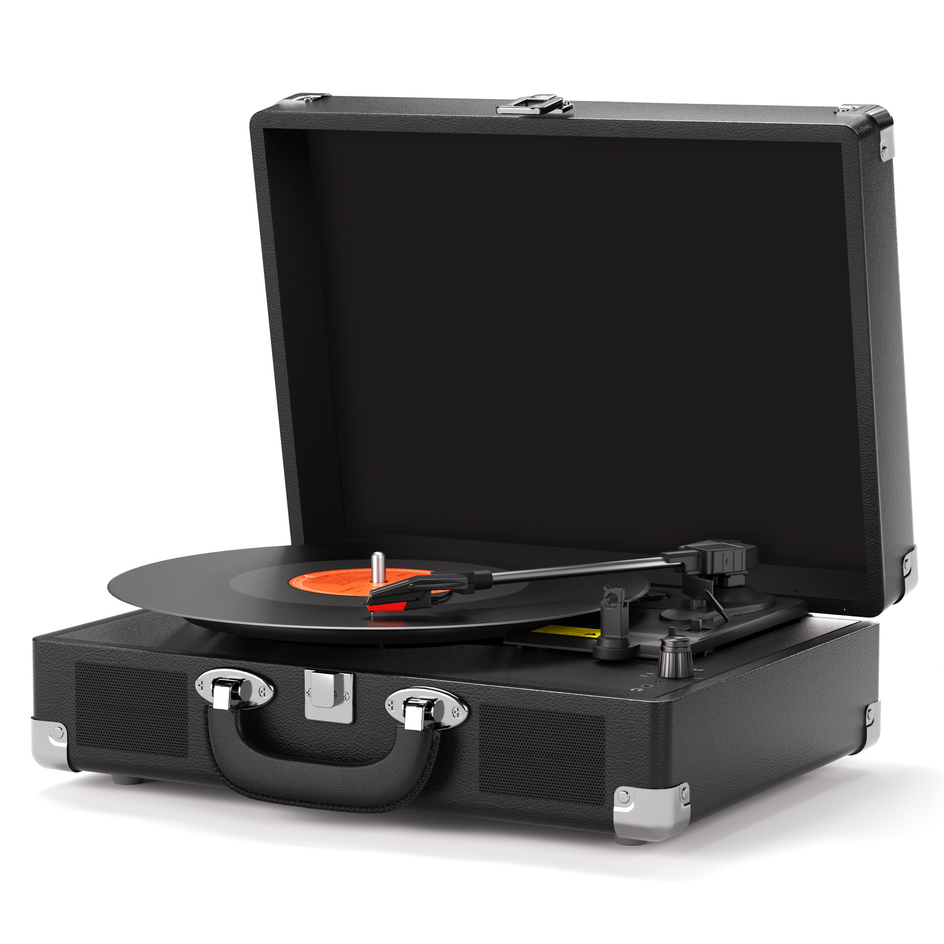 Turntable with Built-in Speakers and RCA Output